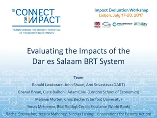 Impact Evaluation of Dar es Salaam Bus Rapid Transit System