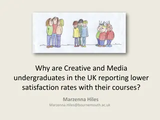 Lower Satisfaction Rates Among Creative and Media Undergraduates in the UK