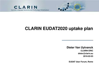 Overview of CLARIN - European Research Infrastructure for Language Resources and Technology