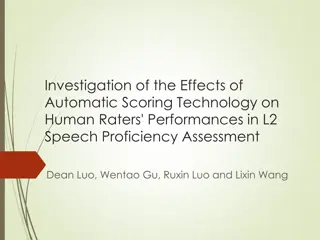 Investigation of the Effects of Automatic Scoring Technology on Human Raters' Performances in L2 Speech Proficiency Assessment