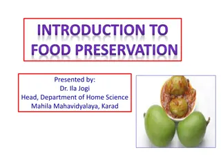 Food Preservation: Techniques and Importance