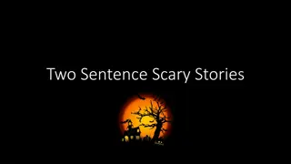 Chilling Two-Sentence Horror Stories Collection