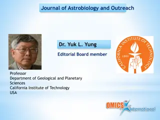 Dr. Yuk L. Yung - Professor of Astrobiology and Planetary Sciences