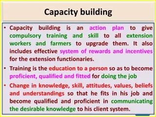 Capacity Building and Training for Extension Workers and Farmers