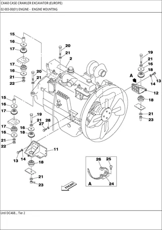 CASE CX460 Crawler Excavator Parts Catalogue Manual Instant Download