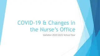 Changes in Nursing Office Procedures for the 2020-2021 School Year Due to COVID-19