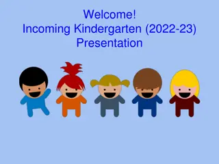 Welcome to Ichabod Crane Primary School Kindergarten Presentation