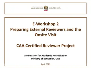 Enhancing Academic Accreditation Process: Onsite Visit and Self-Study Analysis