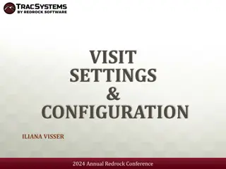 Enhancing Visit Settings and Configuration for 2024 Annual Redrock Conference