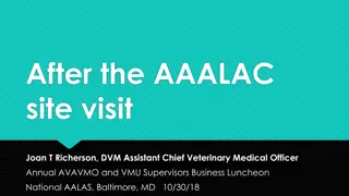 AAALAC Site Visit Guidelines and Procedures