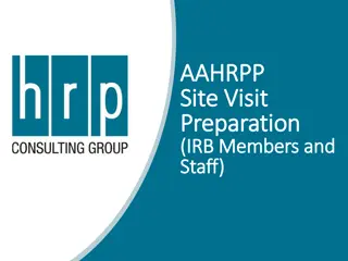 AAHRPP and Site Visit Preparation