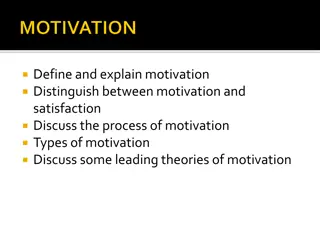 Motivation: The Key to Success at Work and Life