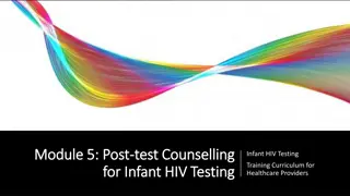 Infant HIV Testing Post-Test Counselling Overview