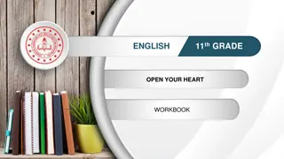 Open Your Heart Workbook - 11th Grade English