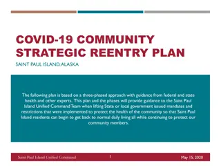 COVID-19 Community Strategic Reentry Plan for Saint Paul Island, Alaska