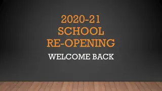 School Reopening Safety Protocols and Procedures