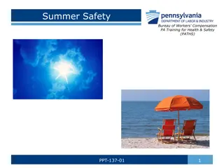 Summer Safety Awareness Training for Heat-Related Stress Reduction