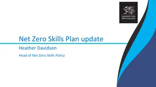 Welsh Government's Net Zero Skills Plan Update by Heather Davidson