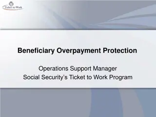 Beneficiary Overpayments in Social Security Programs