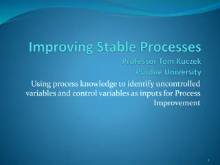 Process Variables for Improvement