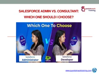 Salesforce Admin vs  Consultant Which One Should I Choose