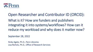 Integrating ORCID into Research Workflows: A Vital Tool for Researchers