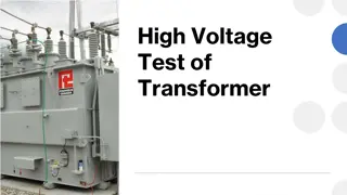 High Voltage Testing of Transformers