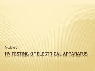 High Voltage Testing of Electrical Apparatus: Terminology, Test Facilities, and Procedures