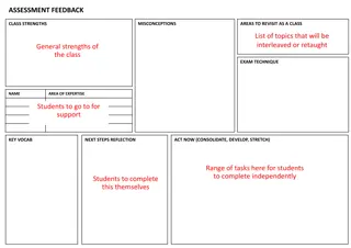 Assessment Feedback and Exam Preparation for Year 11 Students