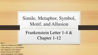 Literary Devices in Frankenstein: Analysing Simile, Metaphor, Symbol, Motif, and Allusion