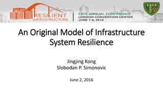 Infrastructure System Resilience: A Model Approach