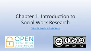 Understanding Social Work Research and Evidence-Based Practice