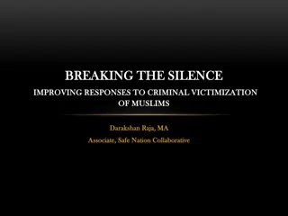 Improving Responses to Criminal Victimization of Muslims