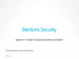 Securing Our Elections: Challenges and Solutions