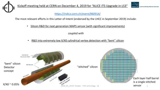 Update on ALICE ITS Upgrade Efforts at CERN