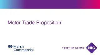 NIG Motor Trade Proposition Overview