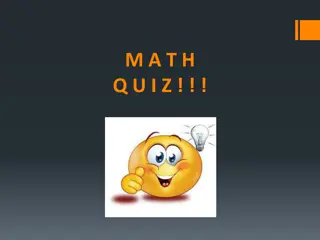 Fun Math Quiz Questions for Everyone