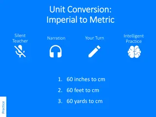 Unit Conversion: Imperial to Metric Practice and Examples