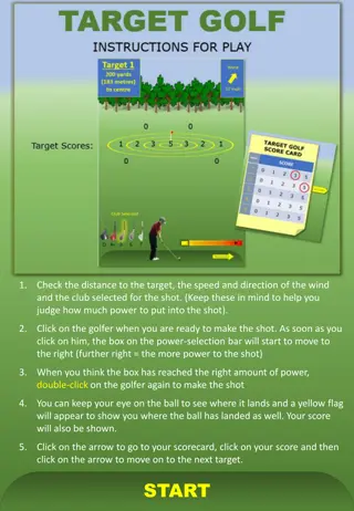 Golf Shot Planning: Distance, Wind, and Club Selection