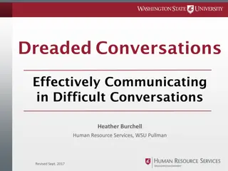 Effective Communication in Difficult Conversations: Strategies and Tips