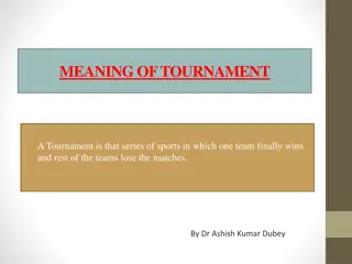 Importance of Tournaments in Sports and Their Various Benefits