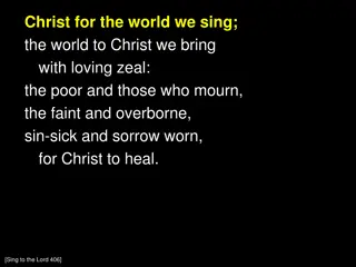 Christ for the World We Sing - Hymn Reflection