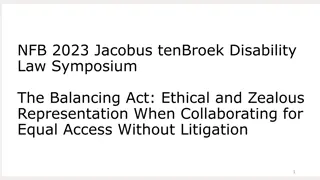 Balancing Ethical Representation for Equal Access in Disability Law Symposium