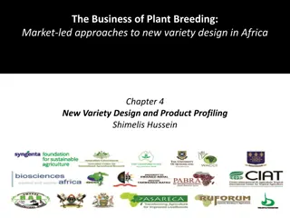 Market-Led Approaches to New Variety Design in Africa