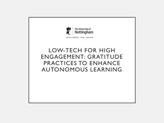 Enhancing Learning Through Gratitude Practices