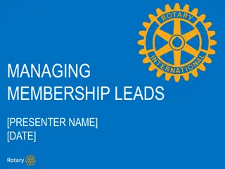 Managing Membership Leads Insights