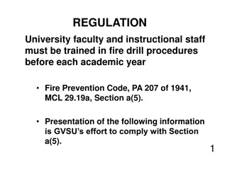 Fire Drill Procedures and Safety Responsibilities at GVSU