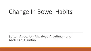 Change in Bowel Habits and Irritable Bowel Syndrome