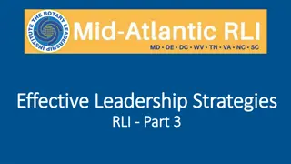 Effective Leadership Strategies and Building Coalitions for Success