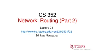 Routing Protocols in Network Layer